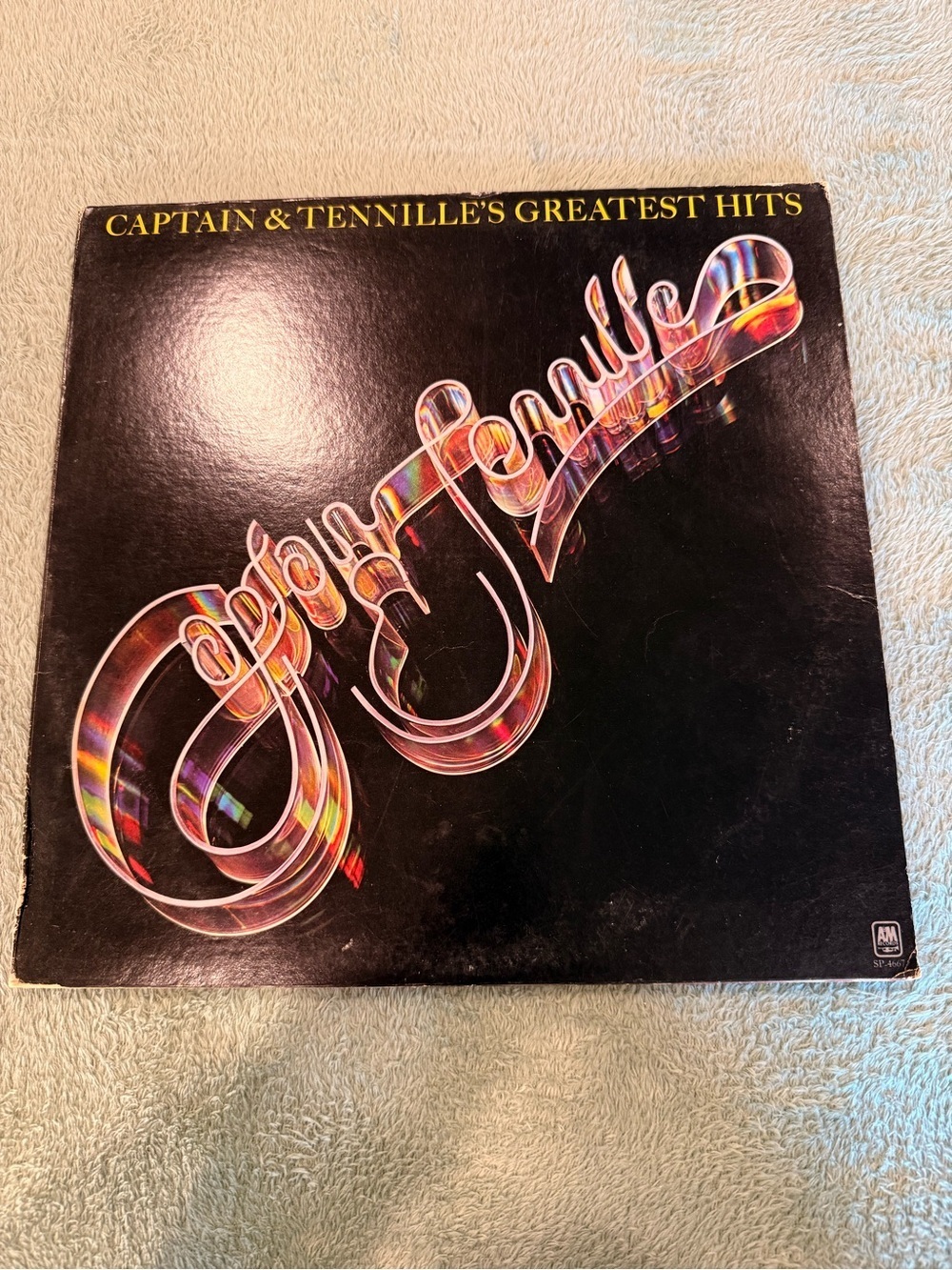 Captain & Tennille Greatest Hits LP Vinyl 1977 A&M SP-4667 As Is